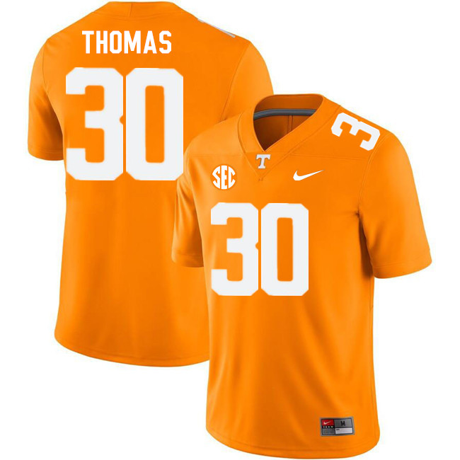 Men #30 Jakobe Thomas Tennessee Volunteers College Football Jerseys Stitched-Orange